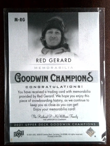 2021 Goodwin Champions #M-RG Red Gerard     
