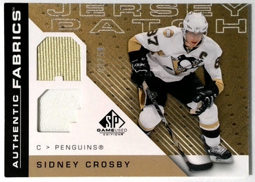 2007  SP Game Used #AF-SC Sidney Crosby Authentic Fabrics Jersey Patch SN50