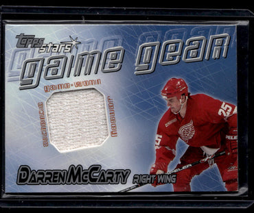 2000 Topps Stars #GG-DM Darren McCarty Game Gear     MEM