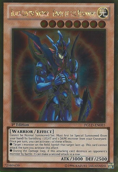 Black Luster Soldier - Envoy of the Beginning [PGLD-EN085] Gold Rare