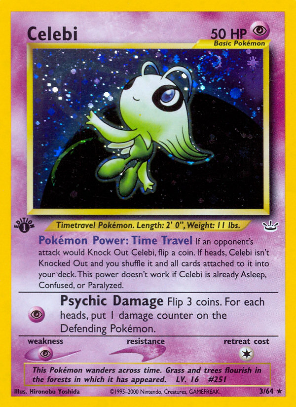 Celebi (3/64) [Neo Revelation 1st Edition]