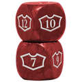 Ultra PRO: Loyalty Dice Set - 22MM Deluxe with 7-12 (Mountain)
