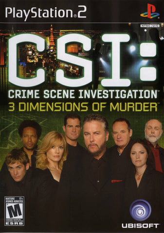 CSI: 3 Dimensions of Murder - ps2