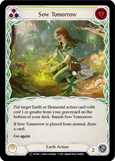 Sow Tomorrow (Yellow) [U-ELE141] (Tales of Aria Unlimited)  Unlimited Rainbow Foil
