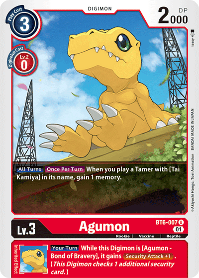 Agumon [BT6-007] [Double Diamond]