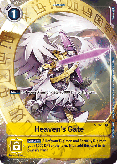 Heaven's Gate [ST3-13] (Tamer's Evolution Box) [Starter Deck: Heaven's Yellow Promos]
