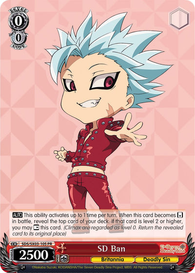SD Ban (SDS/SX03-105 PR) [The Seven Deadly Sins]