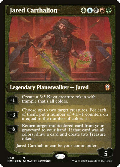 Jared Carthalion (Showcase Display Commander) [Dominaria United Commander]