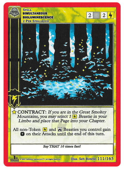 Simultaneous Bioluminescence [Cryptid Nation: Nightfall First Edition]