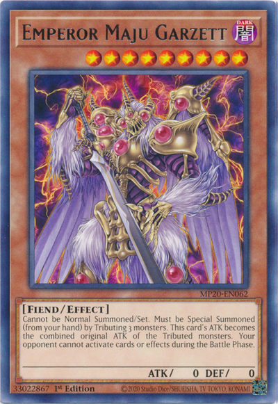Emperor Maju Garzett [MP20-EN062] Rare