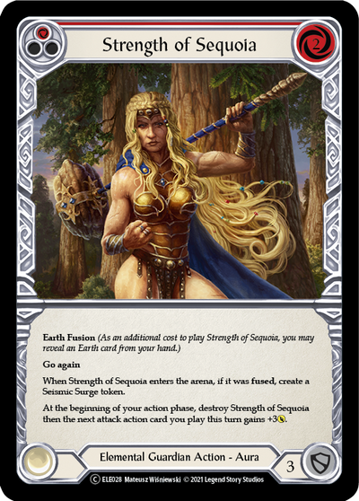Strength of Sequoia (Red) [U-ELE028] (Tales of Aria Unlimited)  Unlimited Normal