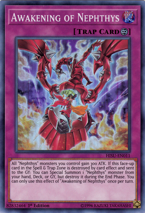 Awakening of Nephthys [HISU-EN011] Super Rare