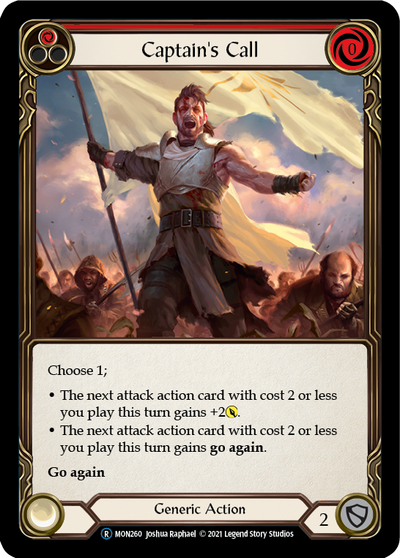 Captain's Call (Red) [U-MON260] (Monarch Unlimited)  Unlimited Normal
