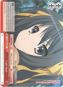 I am here (SY/WE09-E20) [The Melancholy of Haruhi Suzumiya Extra Booster]