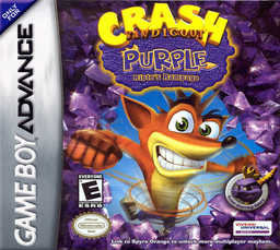 Crash Bandicoot Ripto's Rampage Purple - gba