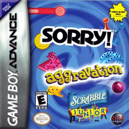 Aggravation / Scrabble Junior / Sorry - gba