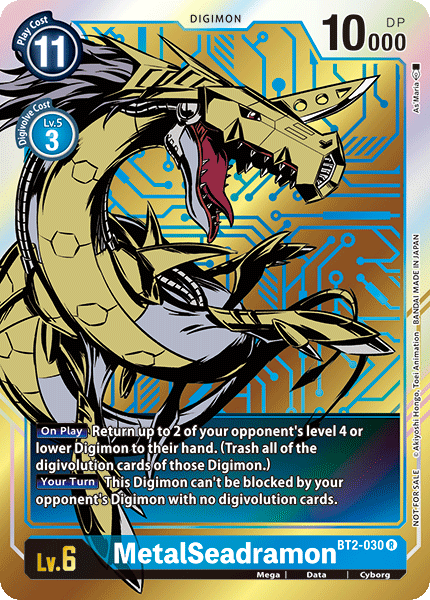 MetalSeadramon [BT2-030] (Dash Pack) [Release Special Booster Ver.1.0 Promos]