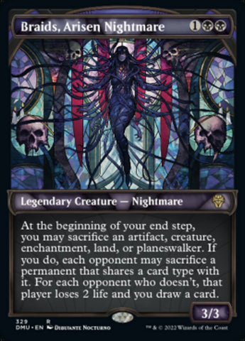 Braids, Arisen Nightmare (Showcase Textured) [Dominaria United]