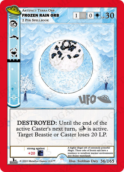 Frozen Rain Orb [Cryptid Nation: UFO First Edition Spoiler Pack]