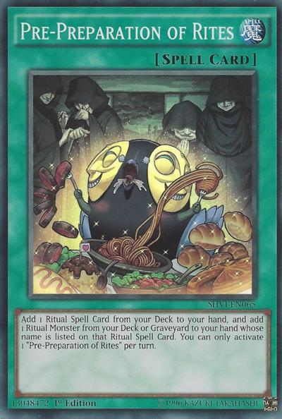 Pre-Preparation of Rites [SHVI-EN065] Super Rare
