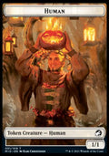 Human // Treefolk Double-Sided Token [Innistrad: Midnight Hunt Tokens]