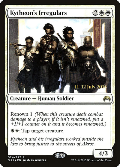 Kytheon's Irregulars [Magic Origins Prerelease Promos]