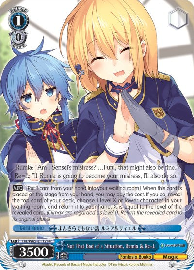 Not That Bad of a Situation, Rumia & Re=L (Fra/W65-E112 PR) [Fujimi Fantasia Bunko]