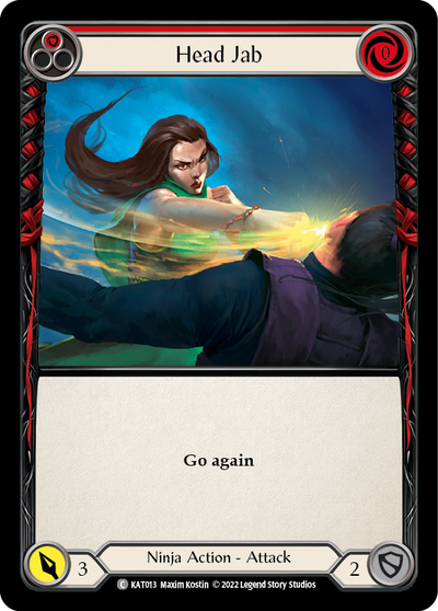 Head Jab (Red) [KAT013] (Outsiders Katsu Blitz Deck)