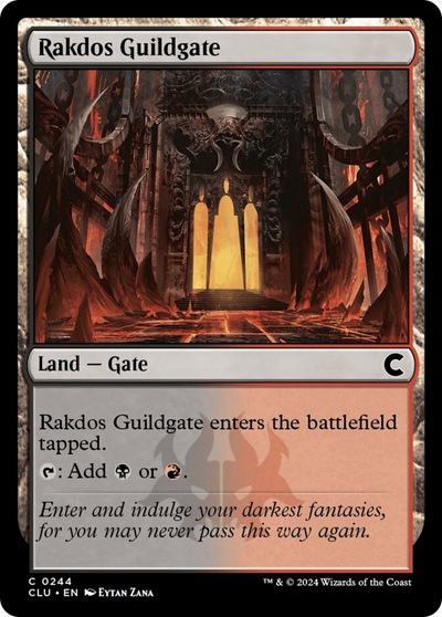 Rakdos Guildgate [Ravnica: Clue Edition]