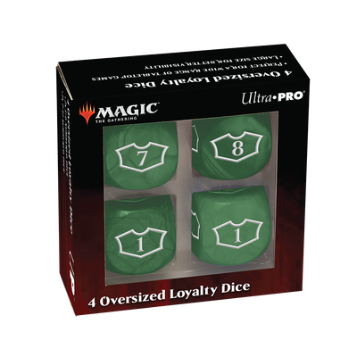 Ultra PRO: Loyalty Dice Set - 22MM Deluxe with 7-12 (Forest)