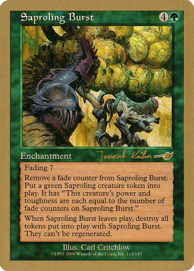 Saproling Burst (Janosch Kuhn) [World Championship Decks 2000]