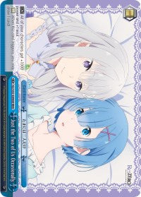 Just the Two of Us Occasionally (RZ/S55-E096R RRR) [Re:ZERO Vol.2]