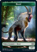Beast // Soldier Double-Sided Token [Double Masters Tokens]