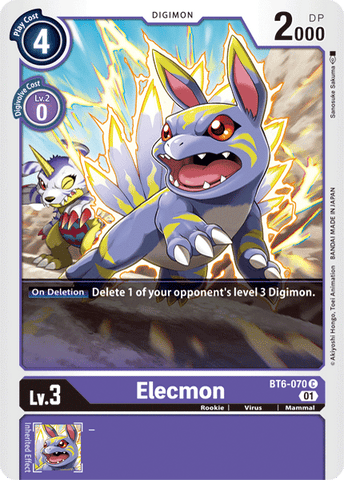 Elecmon [BT6-070] [Double Diamond]